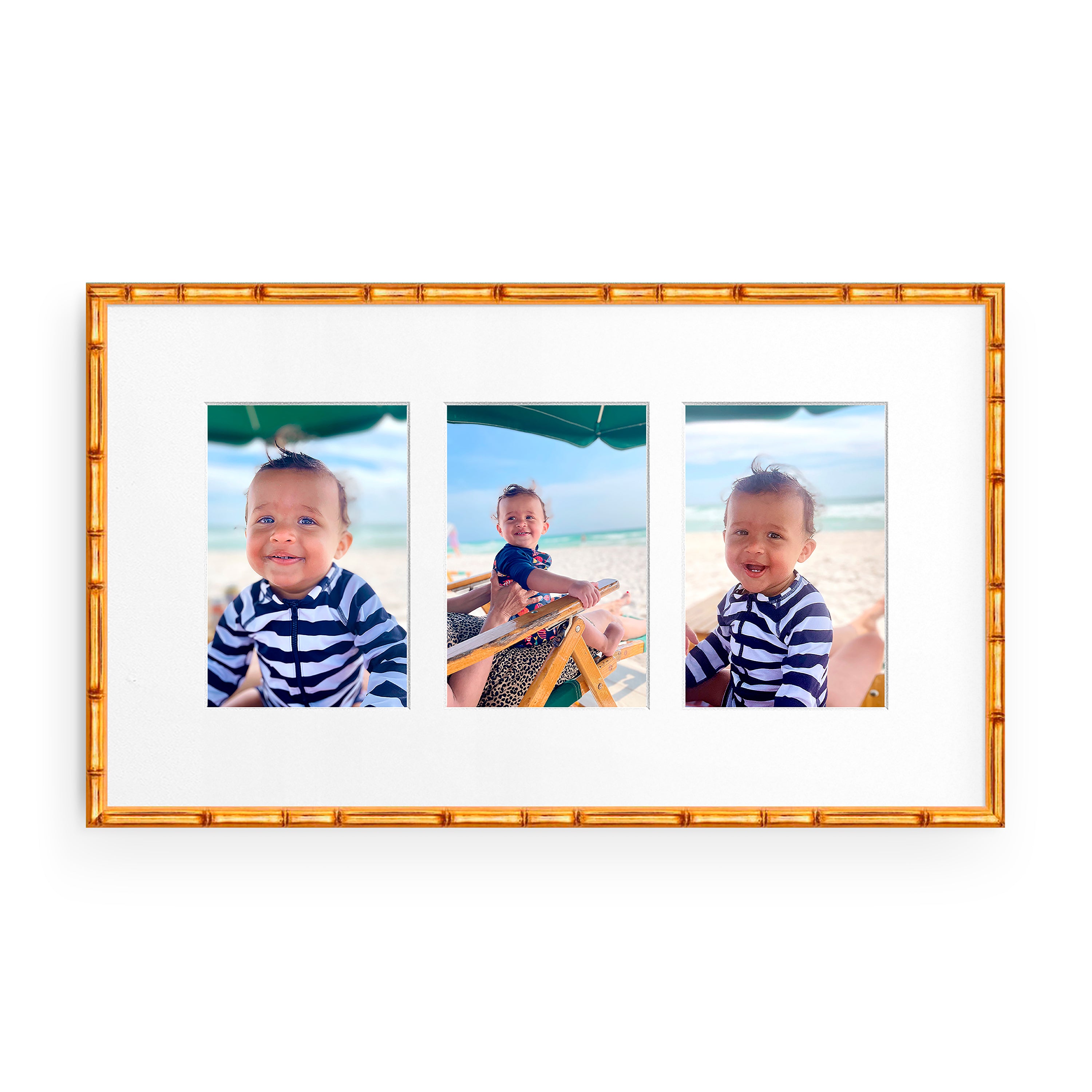 Trio Collage Frame - White, 4x6  Display 3 Photos in 1 Picture Frame