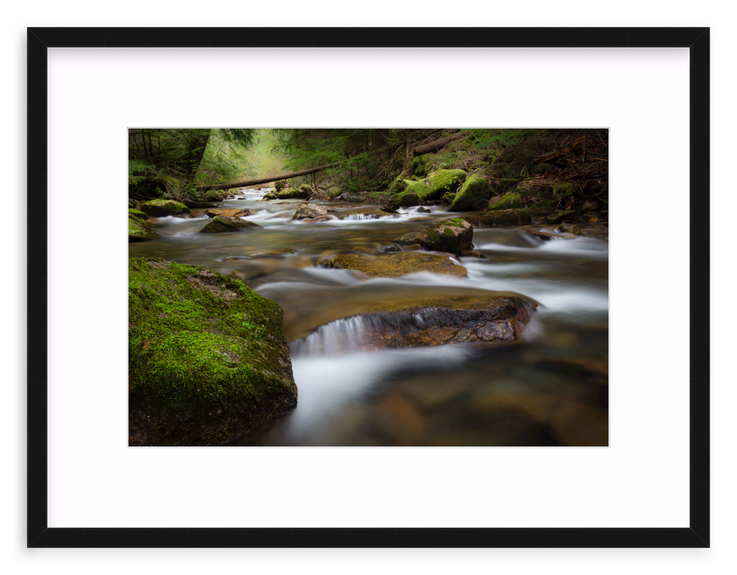small waterfall in creek