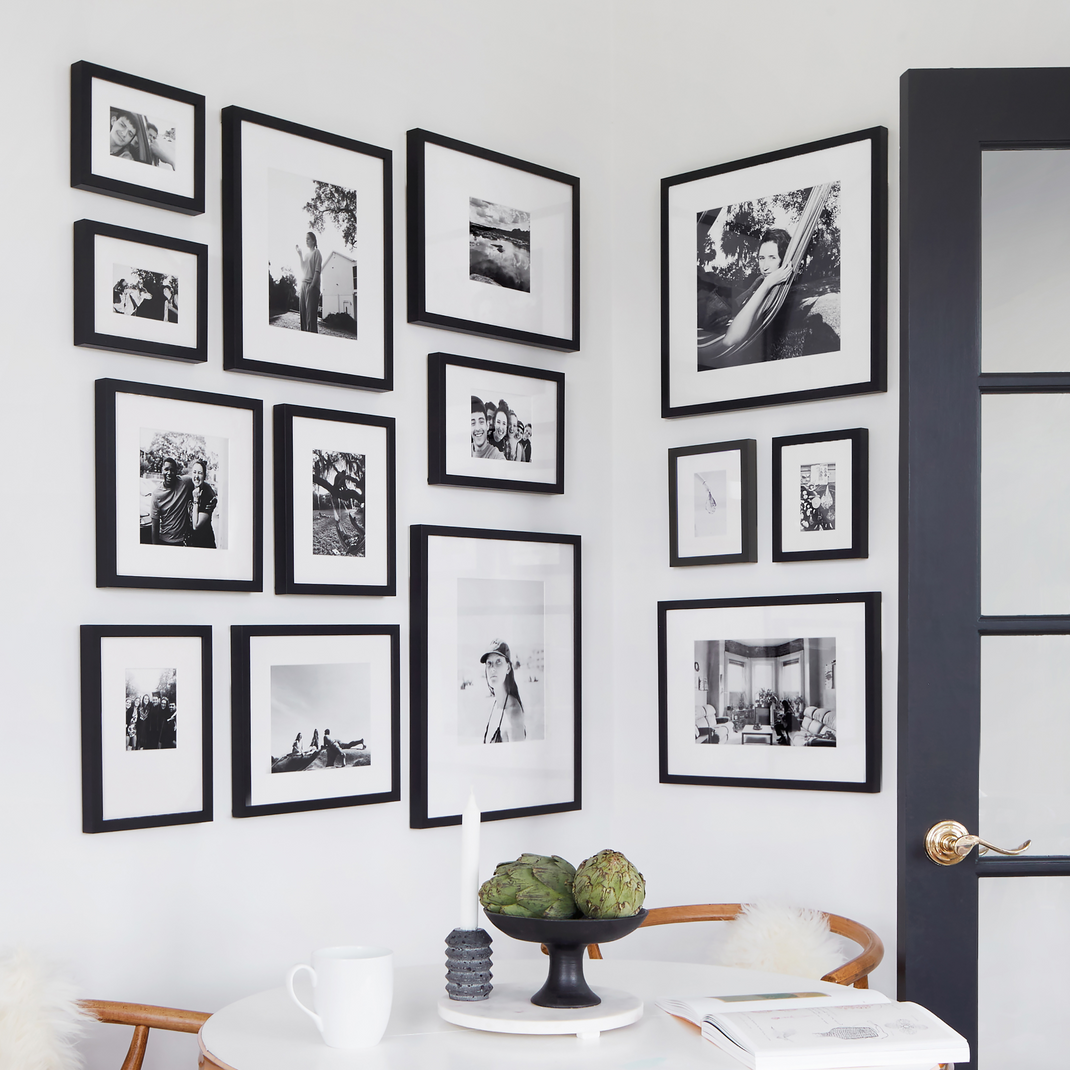 The Corner Gallery Wall in Black