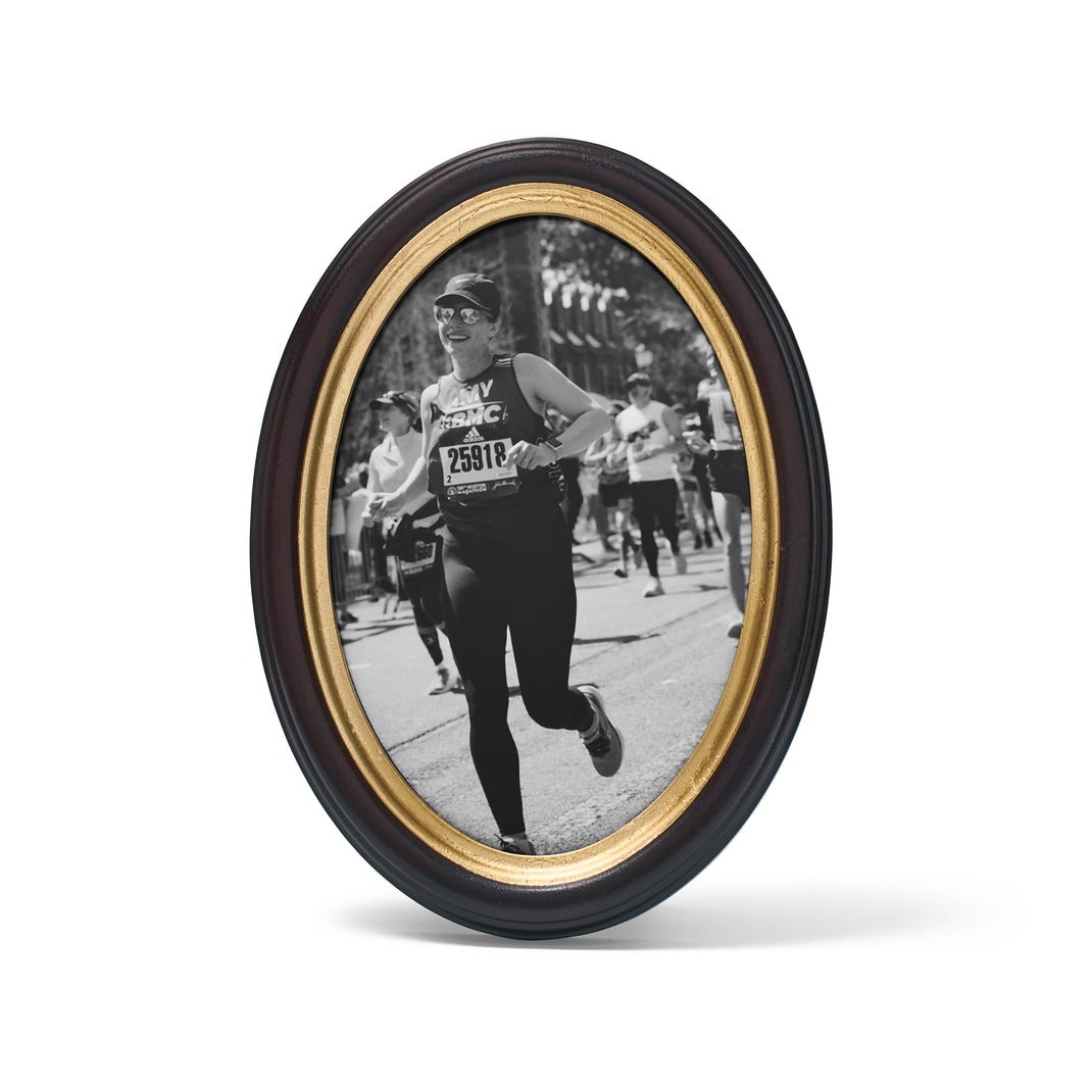 Antiqued Oval Frame: 8x11