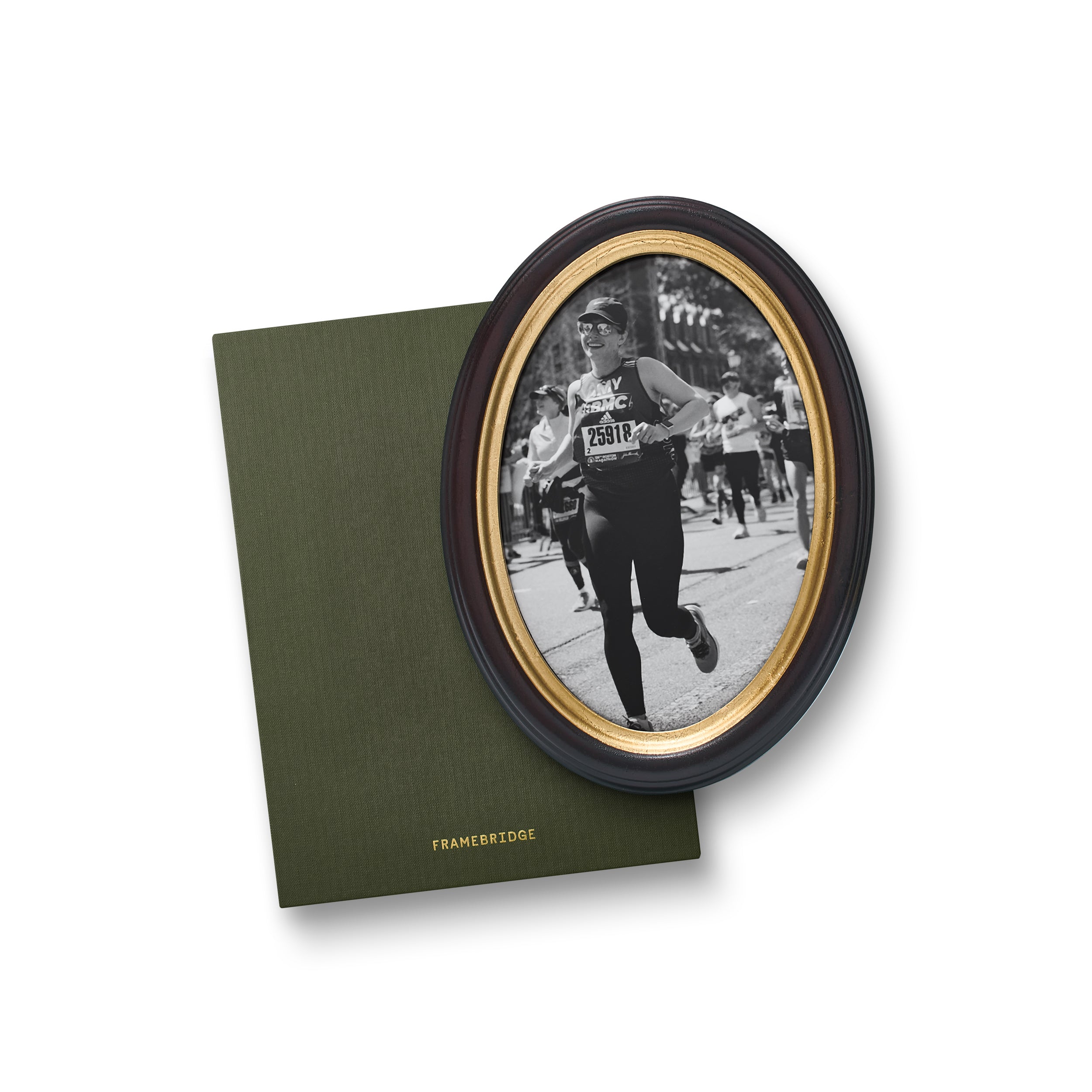 Antiqued Oval Frame: 8x11 – Framebridge