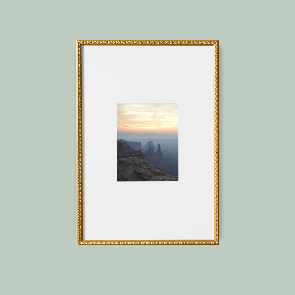 Gold frame