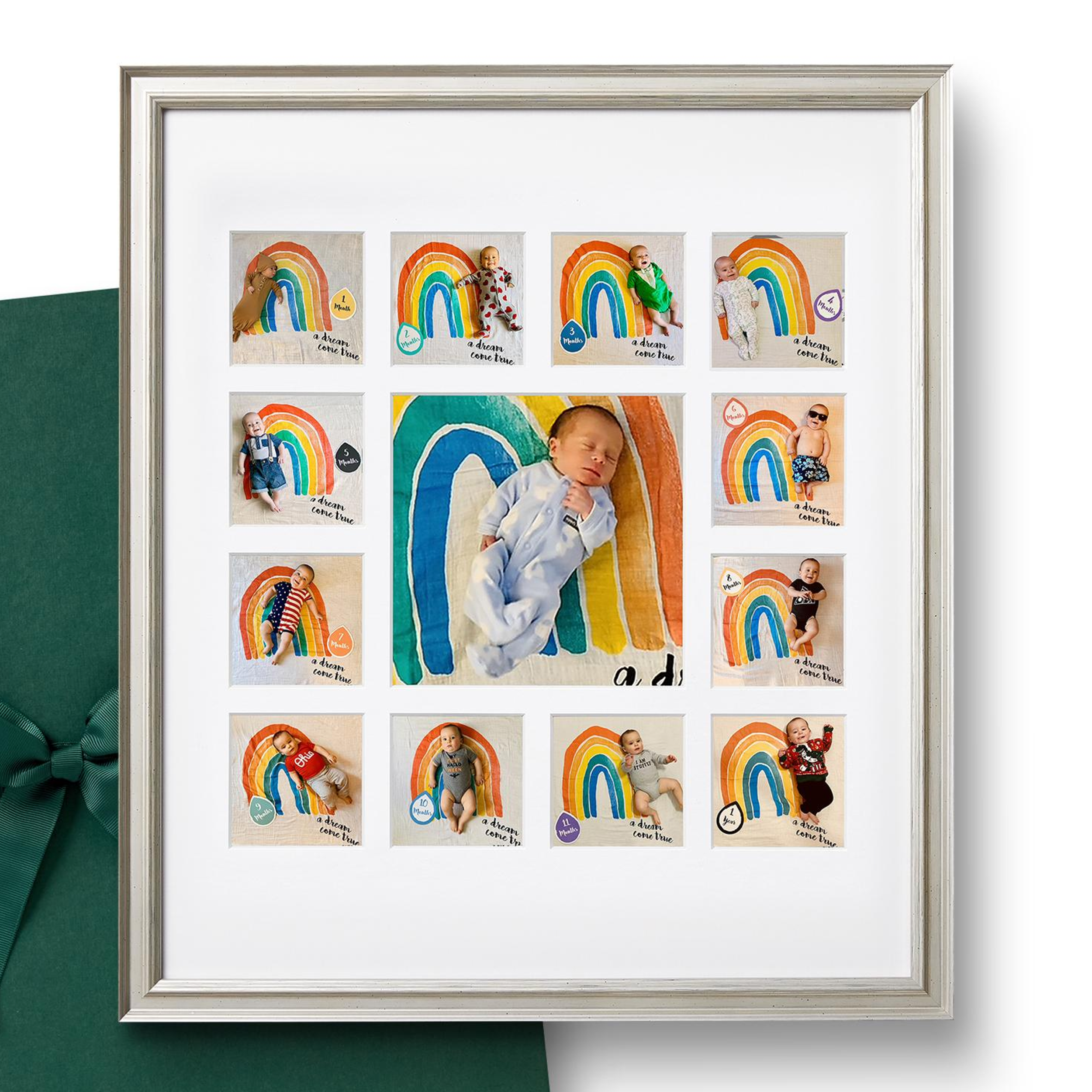 Baby's First Year Collage Frame For Milestone Memories – Framebridge
