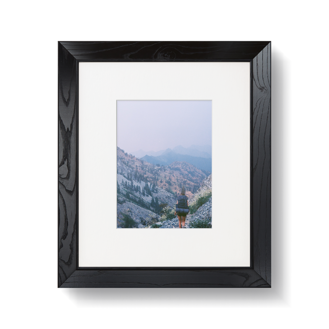 Black Ash Angled Frame & Sustainable Hardwood – Framebridge
