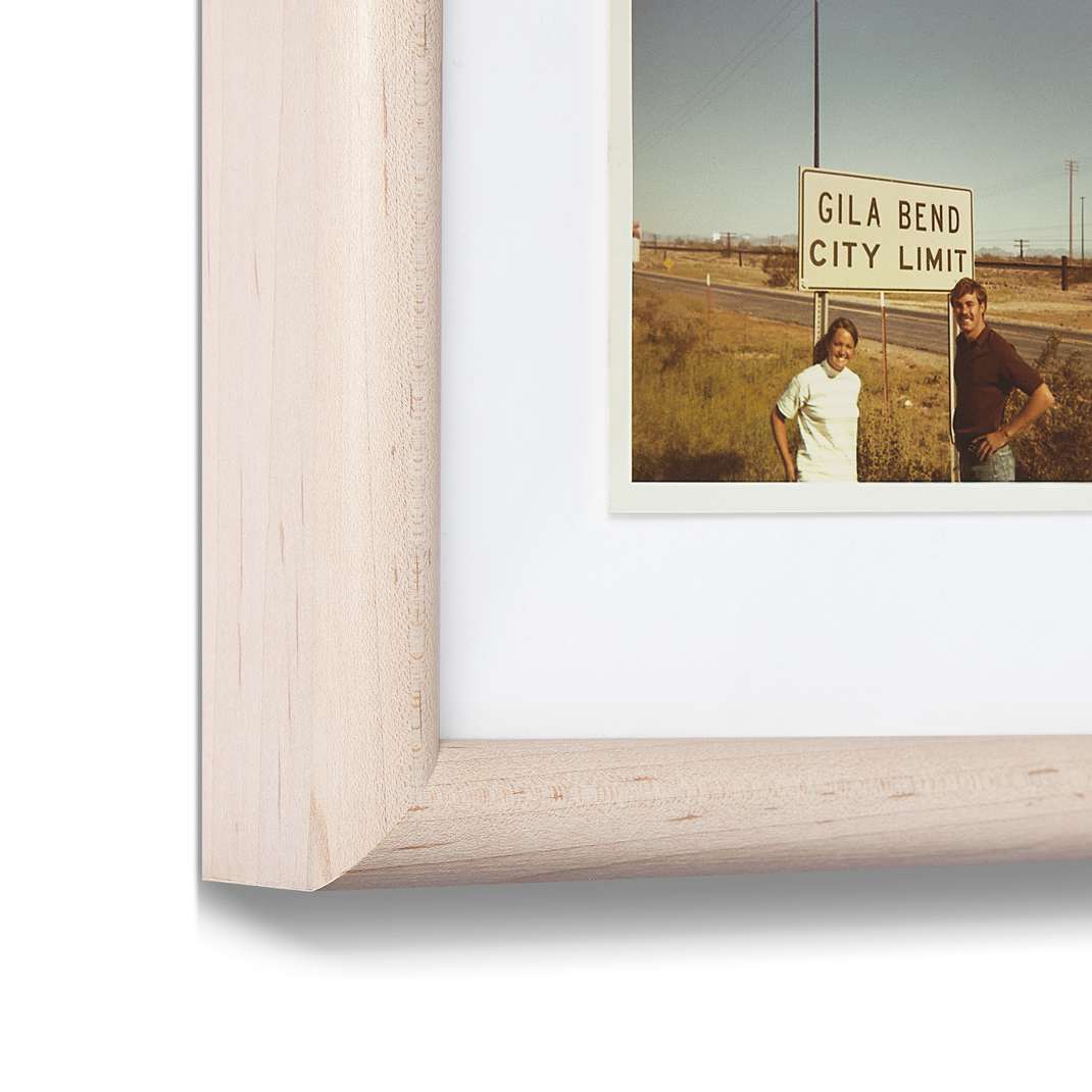 Bleached Maple Round