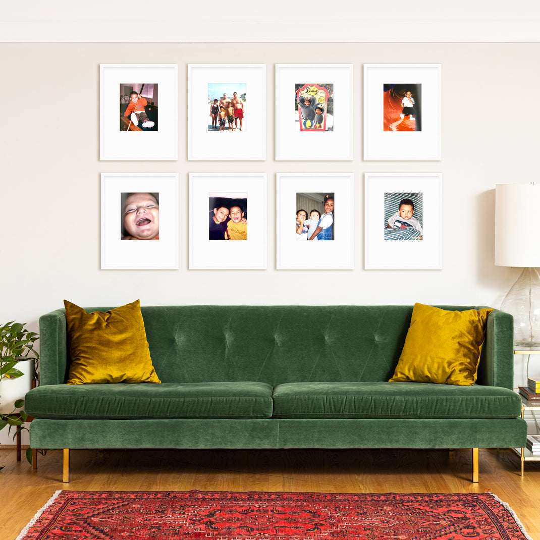 The Wide Grid in White