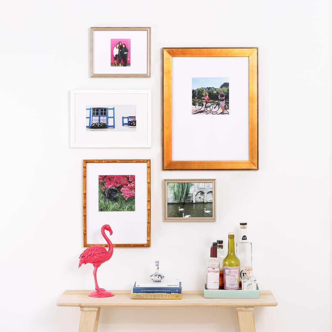 The Organic Gallery Wall in Mixed Metallics