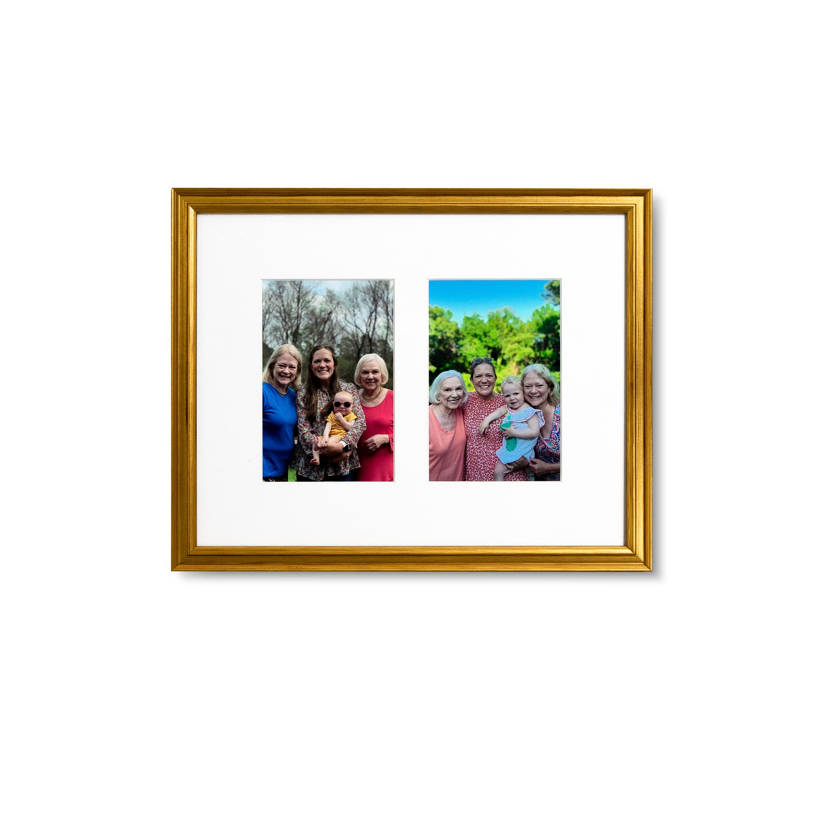 Two Frames 2 Photo Frame Landscape