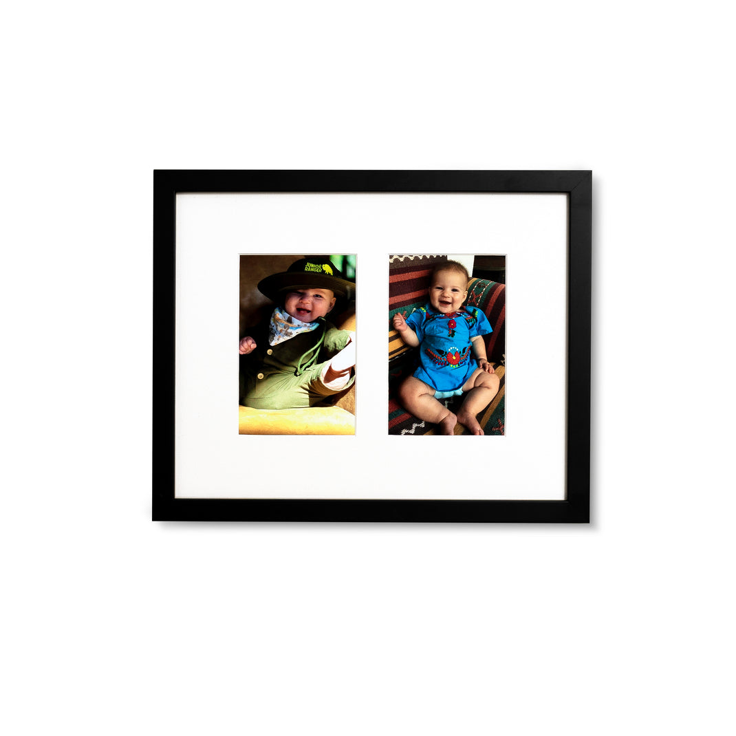 Horizontal Duet Photos of a Baby