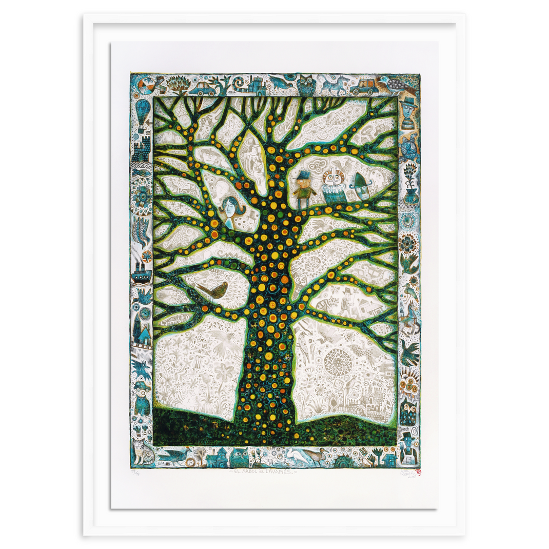 400214877359 - El árbol de Lavapiés' print by Juan Roero Fernández