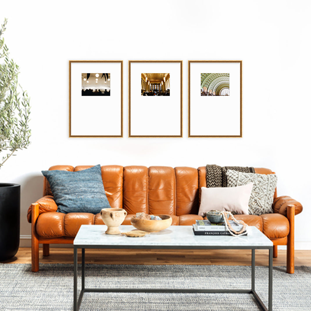 The Triptych in Georgetown frame in Queen