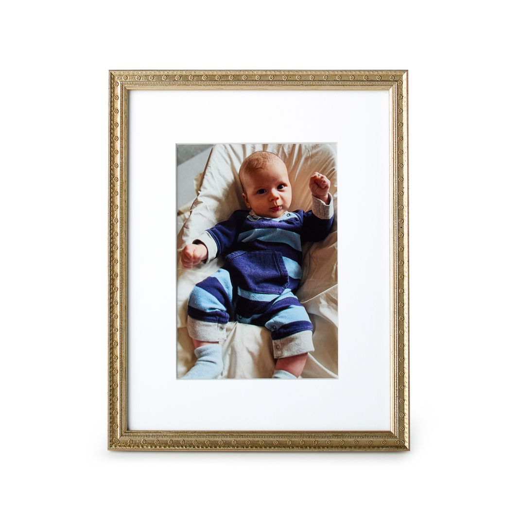 Silver daisy frame