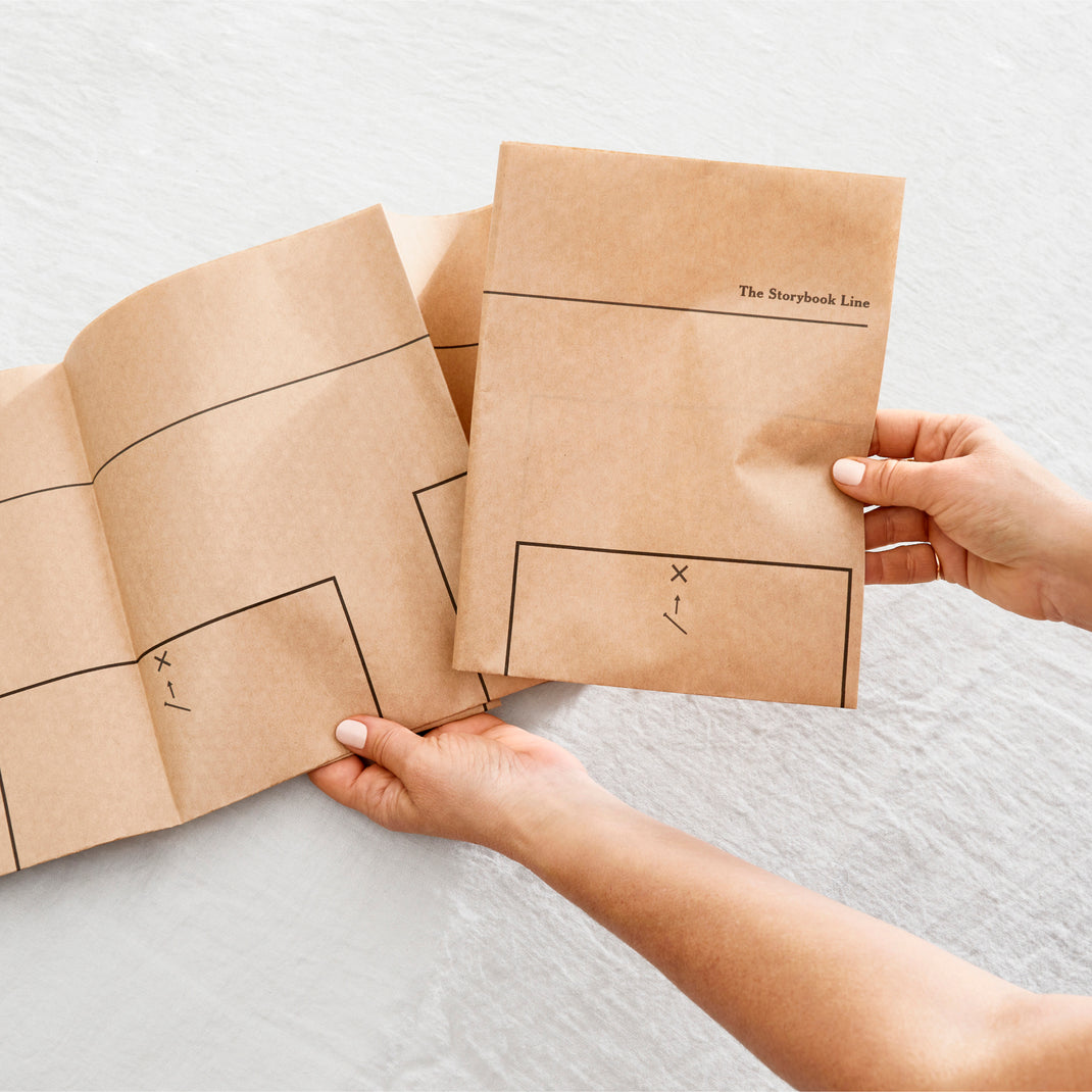 Folded hanging guide