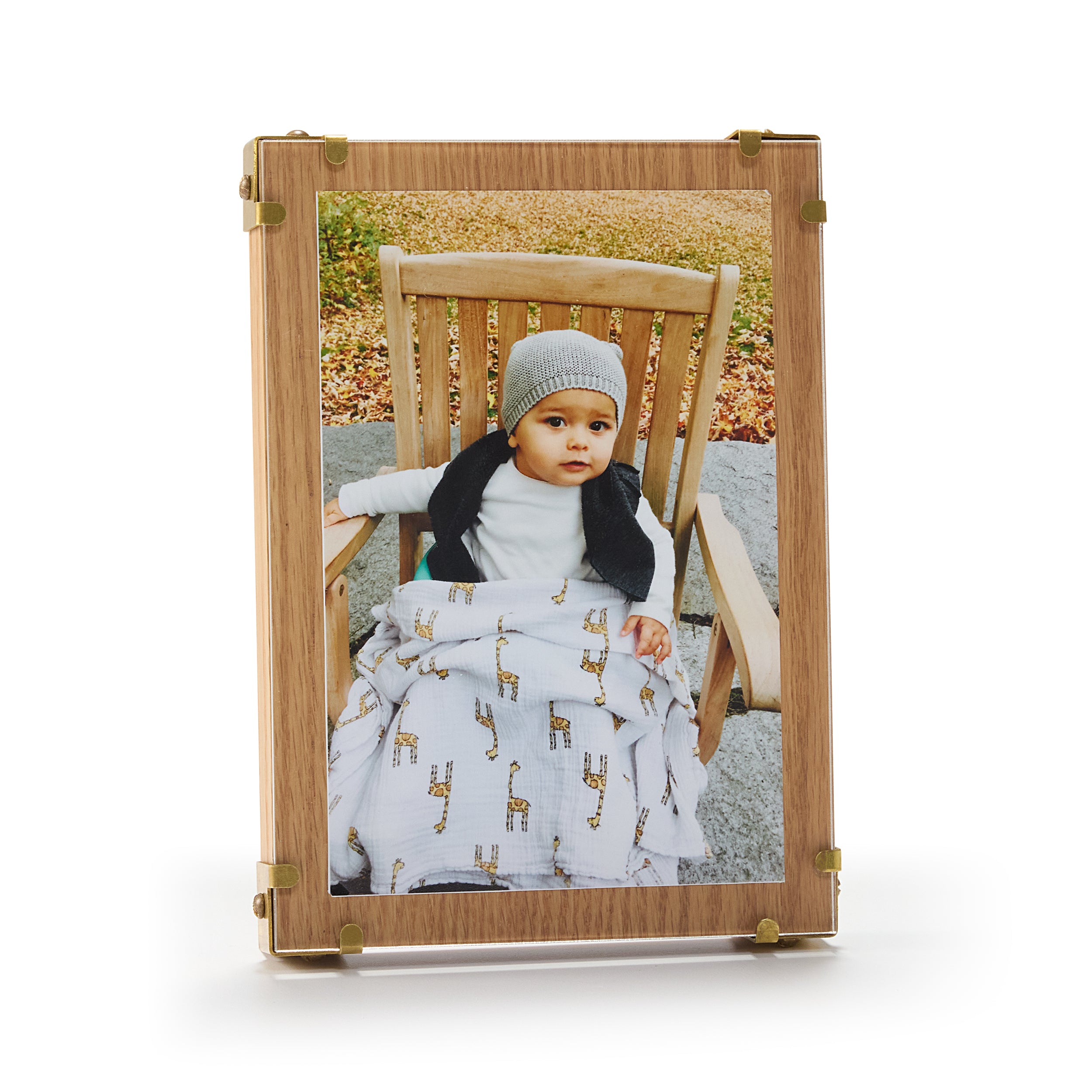 Oak & Brass Tabletop Frame – Natural – Framebridge Oak & Brass Tabletop Frame – Natural – Framebridge