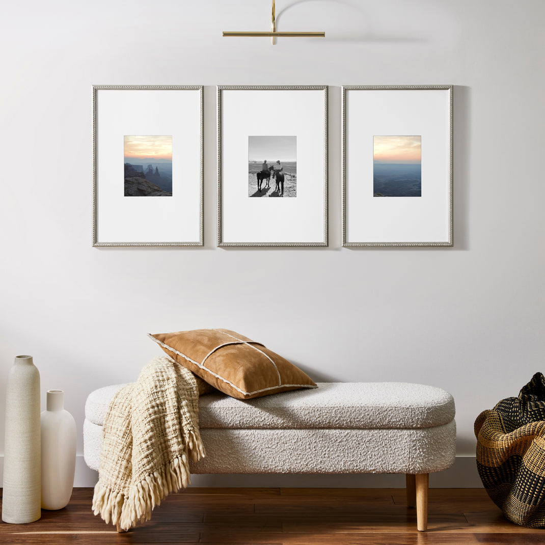 Silver frames