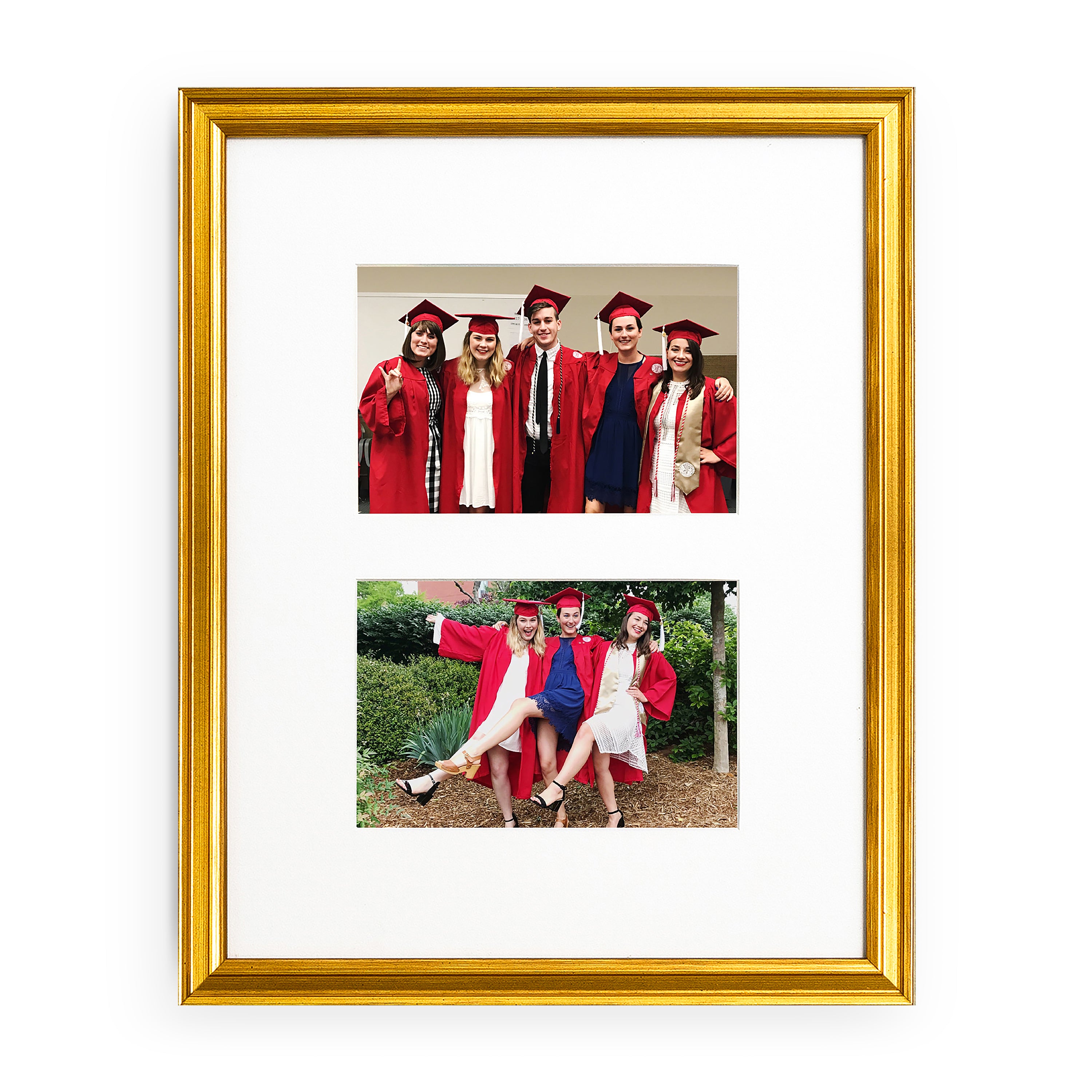 Dual Picture Frame Traditional Double Sided Frame With Panel