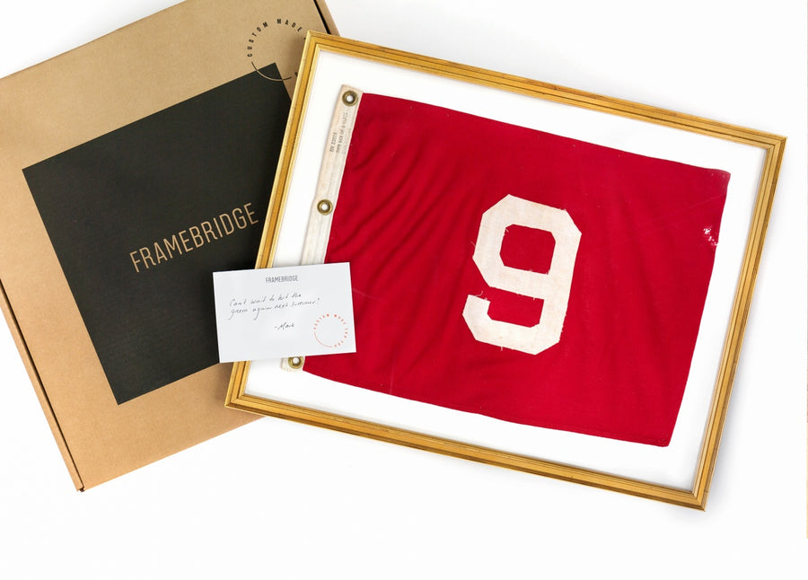 How to Frame a Flag – Framebridge